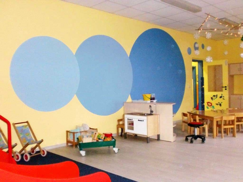 Individuelle Wandgestaltung im Kindergarten